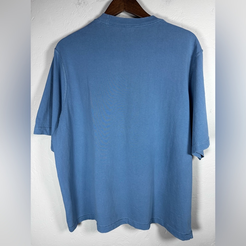 RSQ 100% Cotton Vintage Wash Men's Boxy Blue Tee Size Small - Picture 5 of 9